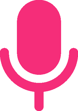 microphone pink icon