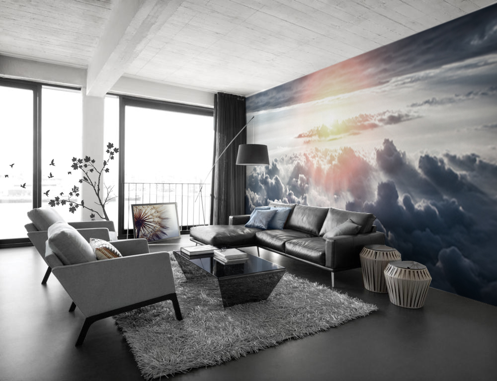 Dreams come true • Living room - Contemporary - Wall Murals - Posters - Stickers - Nature - Flowers and plants - Landscapes