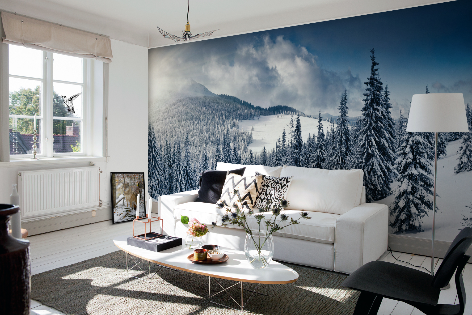 Just Relax • Living room - Scandinavian - Wall Murals - Posters - Stickers - Animals - Landscapes