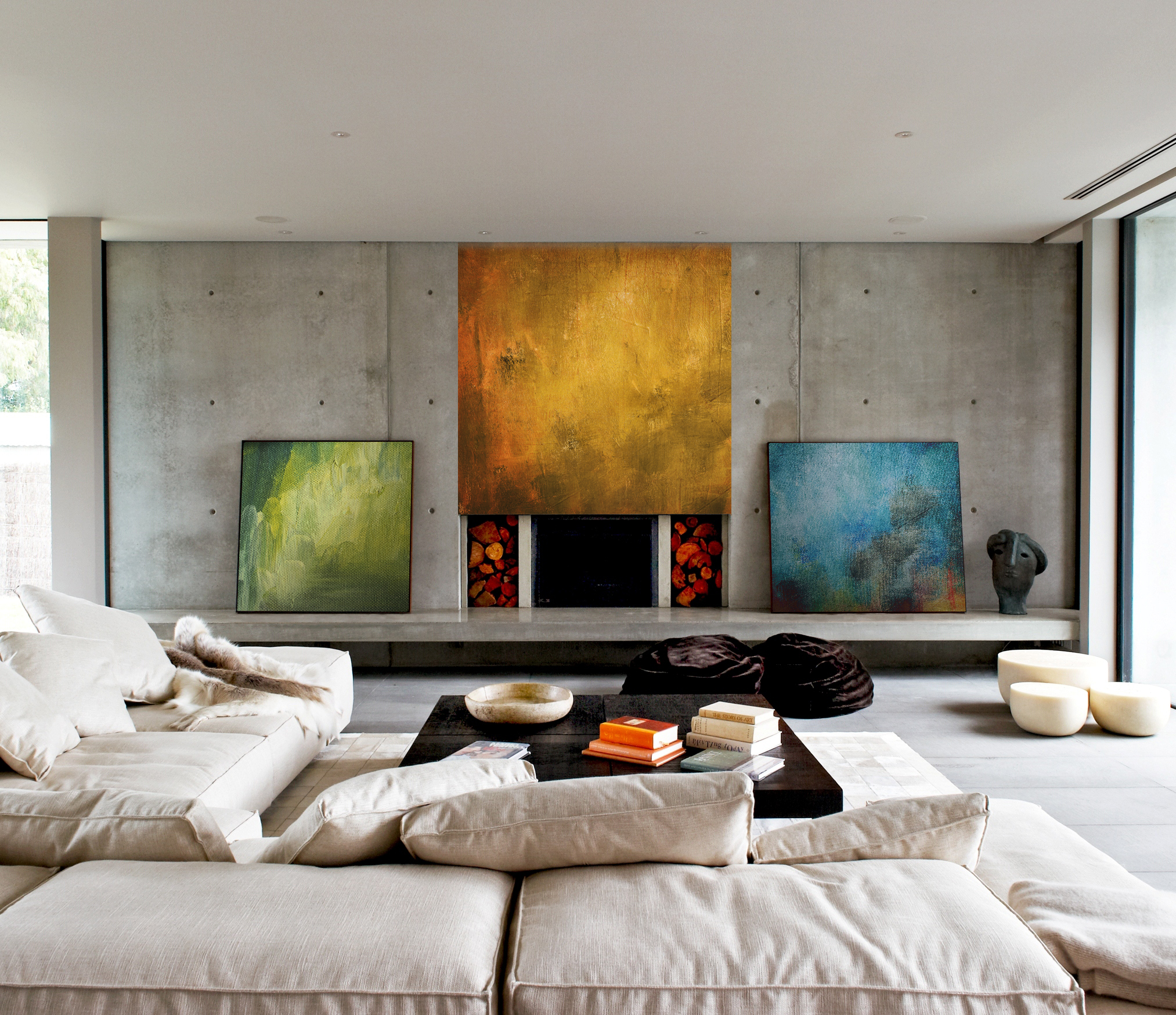 Modern Art • Minimalist - Living room - Abstraction - Art & lifestyle - Wall Murals - Stickers