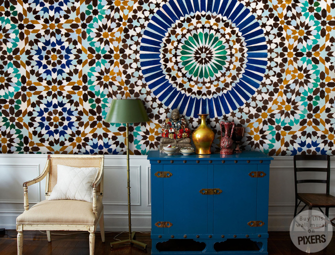 pattern Moroccan • Colonial - Living room