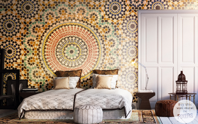 Orientalisk mosaik • orientalisk till sovrummet • pixers® vi ...