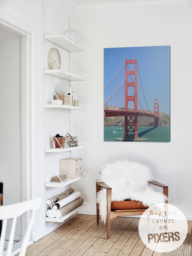 Golden Gate Bridge • Industrial - Living room