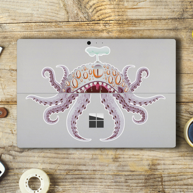 Octopus • Futuristic - Office - Teenager's room