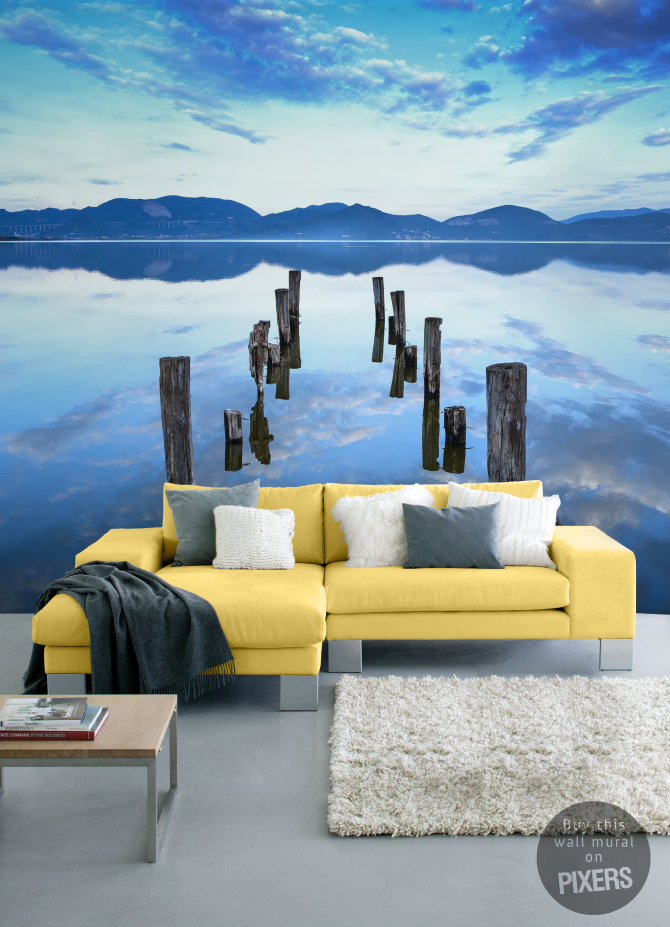 The wooden pier • Living room - Contemporary