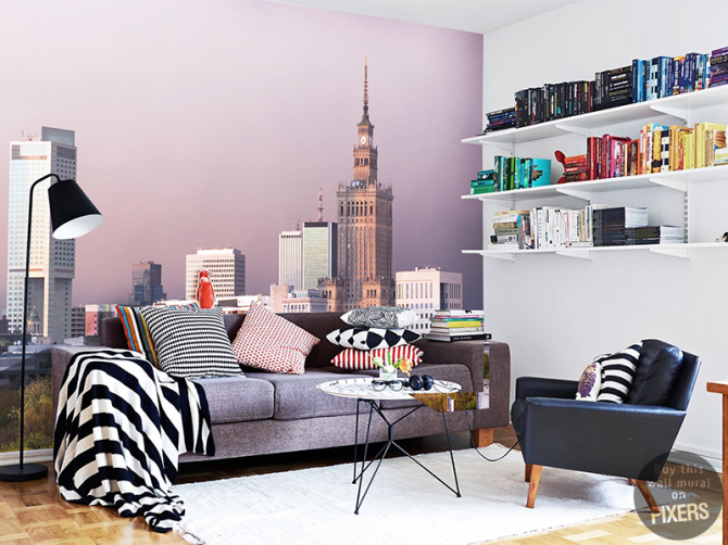 Warsaw • Living room - Contemporary