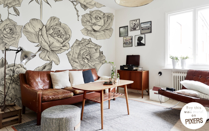 Rose room • Retro - Living room
