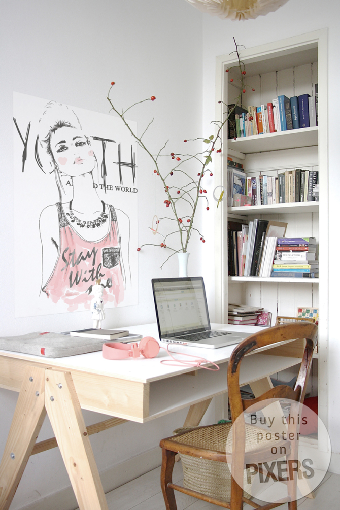 Fashion • Scandinavian - Office - Teenager's room