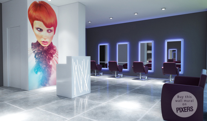 To the hairdresser • Futuristic - For business