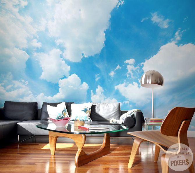 Clouds • Living room - Contemporary