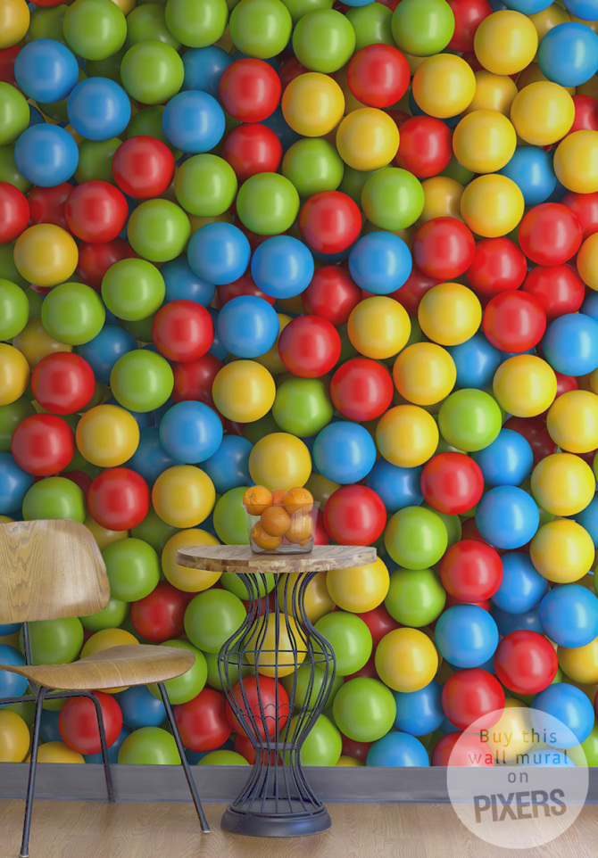 Balls • Contemporary - Kids room