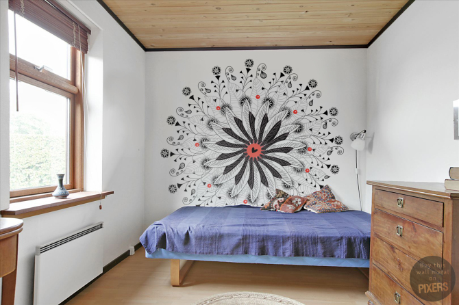 Floristic Kaleidoscope • Bedroom - Rustic