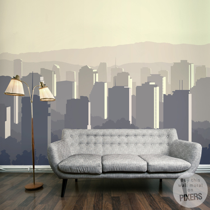 Sunset City • Living room - Eclectic