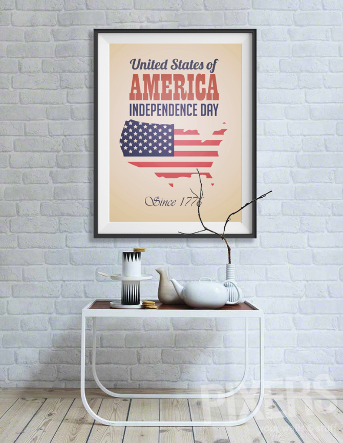 Independence Day Poster • Industrial - Living room