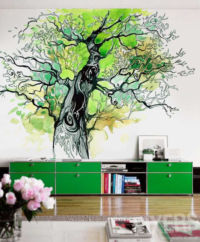 Tree of Life • Living room - Contemporary