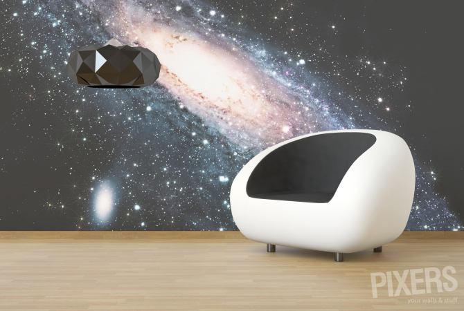 Spiral Galaxy • Futuristic - Living room