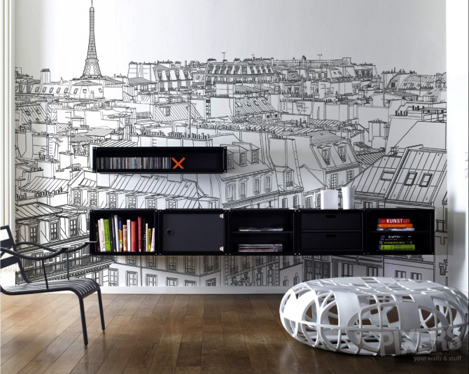 Paris • Living room - Contemporary