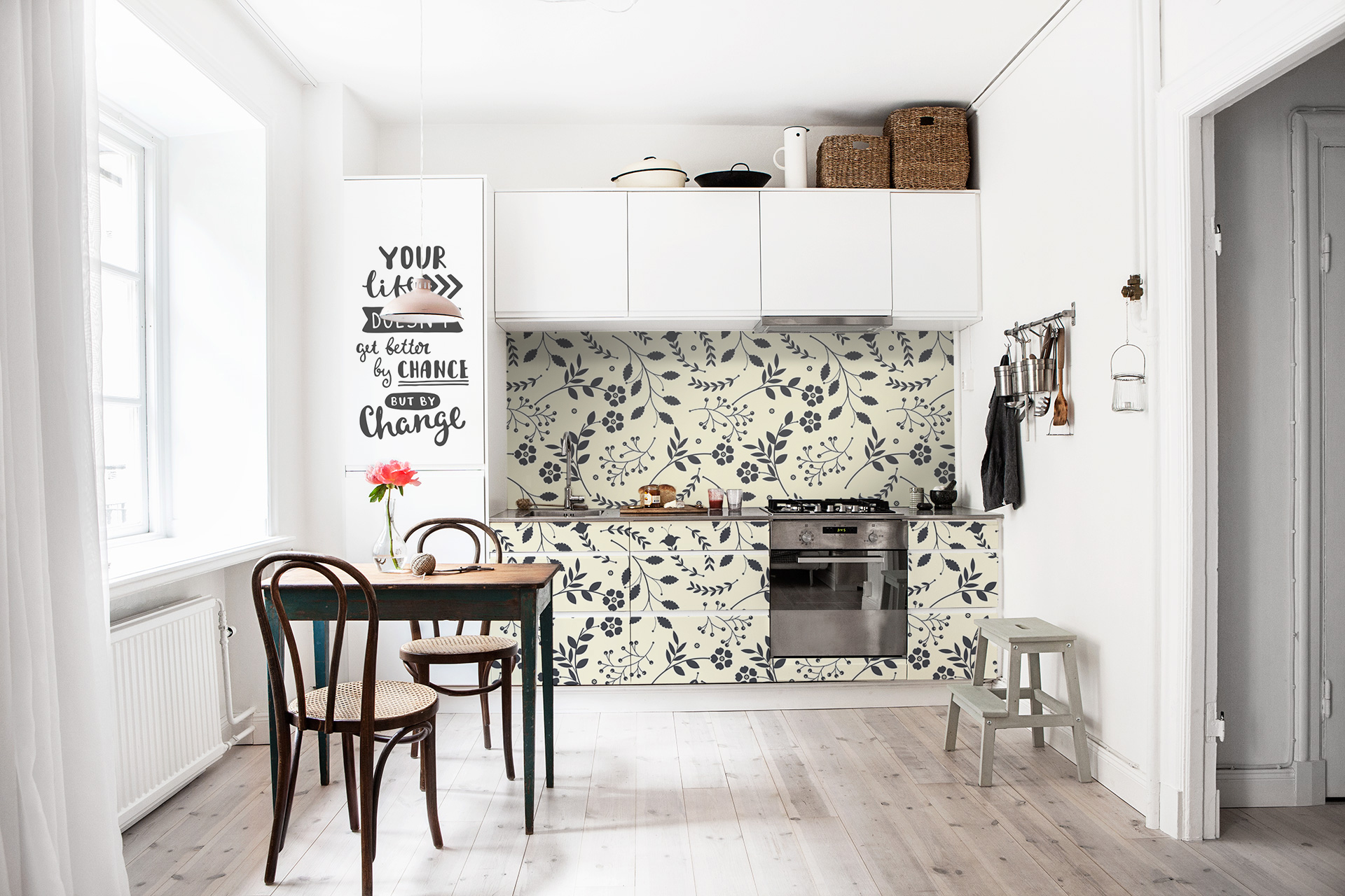 Nature in style • Kitchen - Scandinavian - Art & lifestyle - Flowers and plants - Stickers