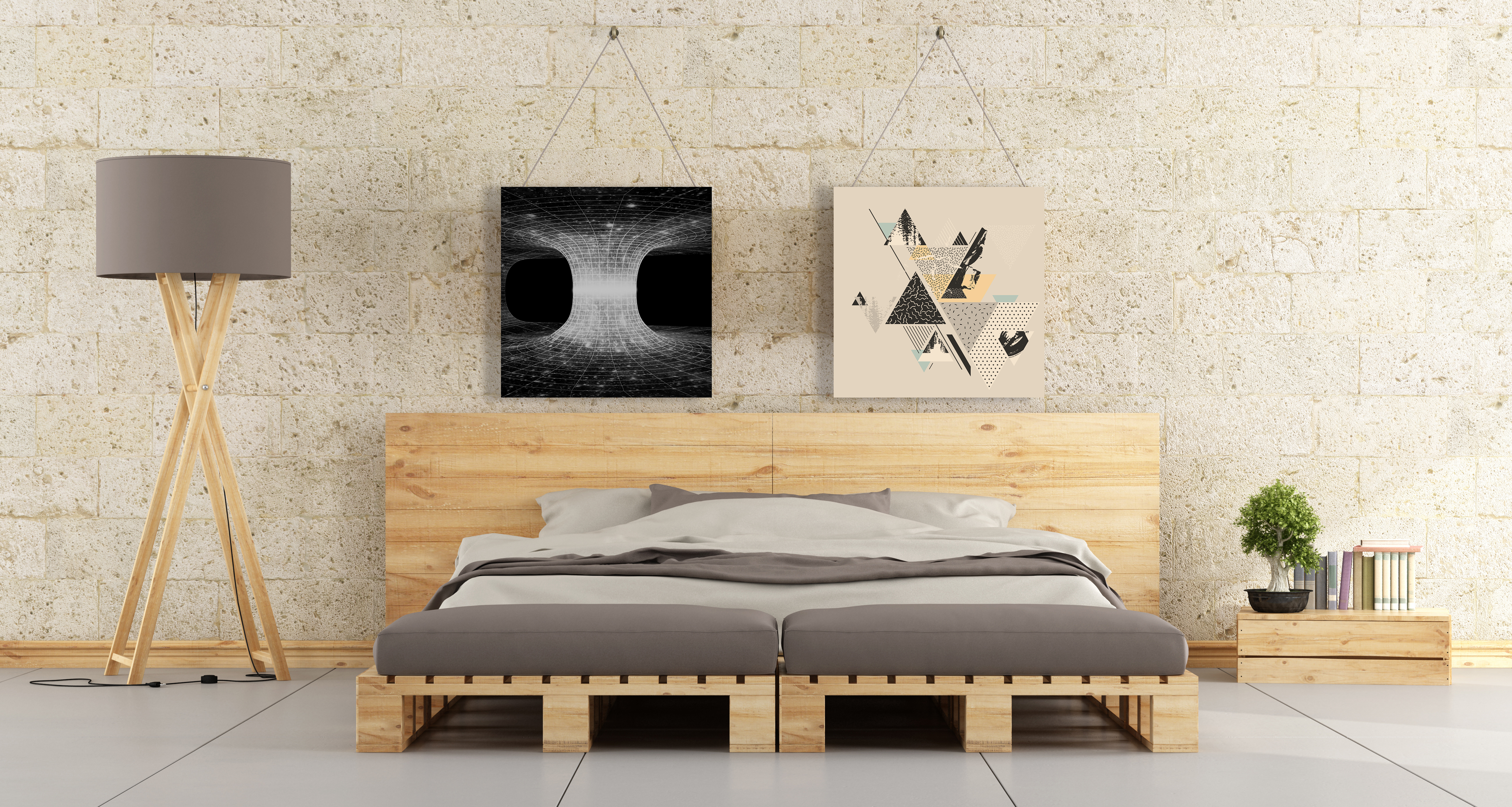 Dream gometry • Scandinavian - Bedroom - Abstraction - Prints