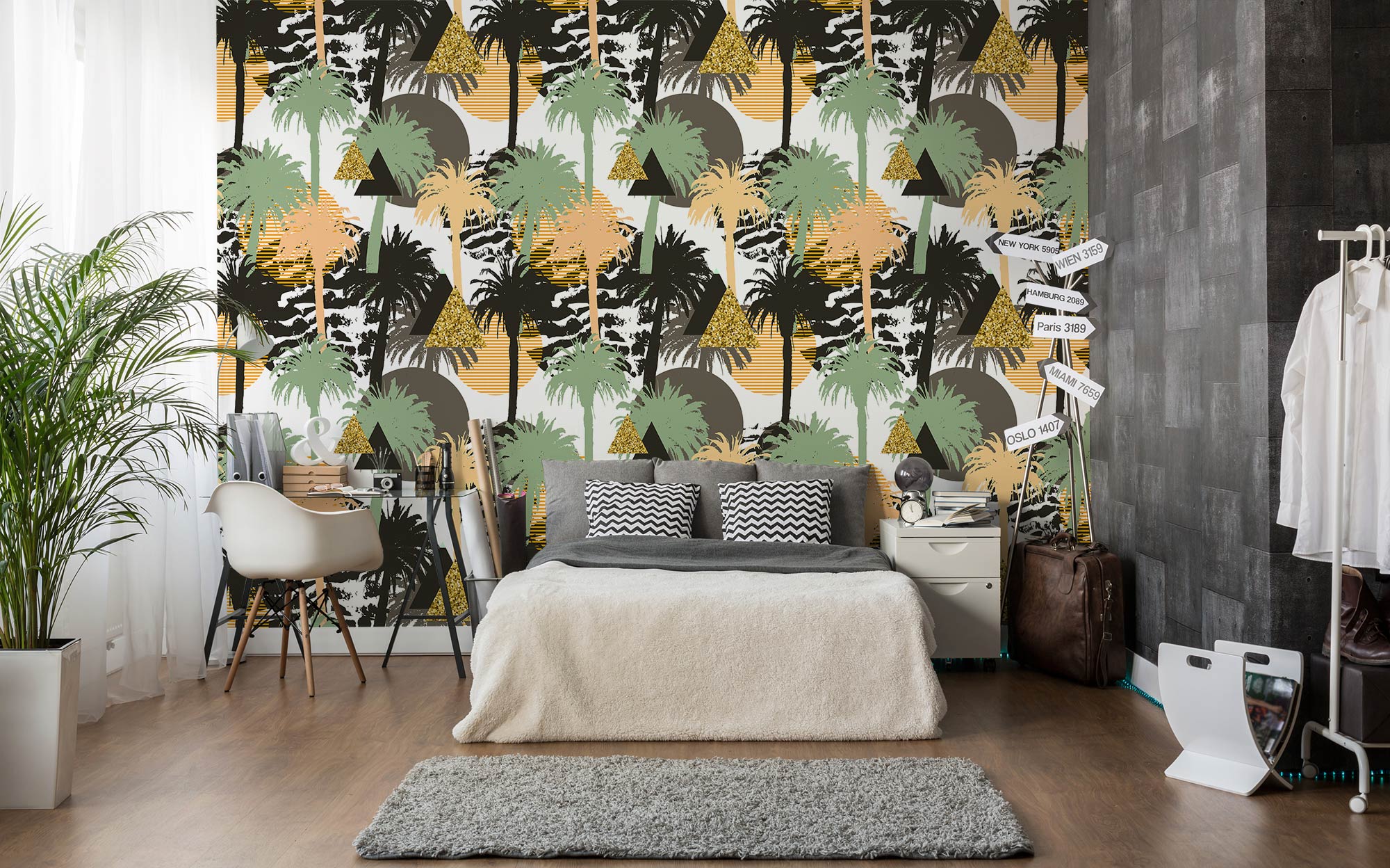 In the sun of Egypt • Contemporary - Bedroom - Nature - Wall Murals