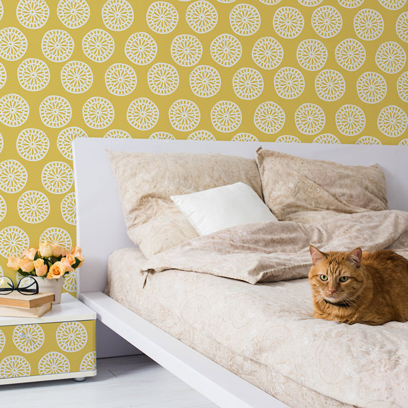 Sunny morning • Contemporary - Bedroom - Textures and patterns - Wall Murals - Stickers