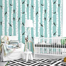 Washable Wall Mural Kids Room - Colorful flight