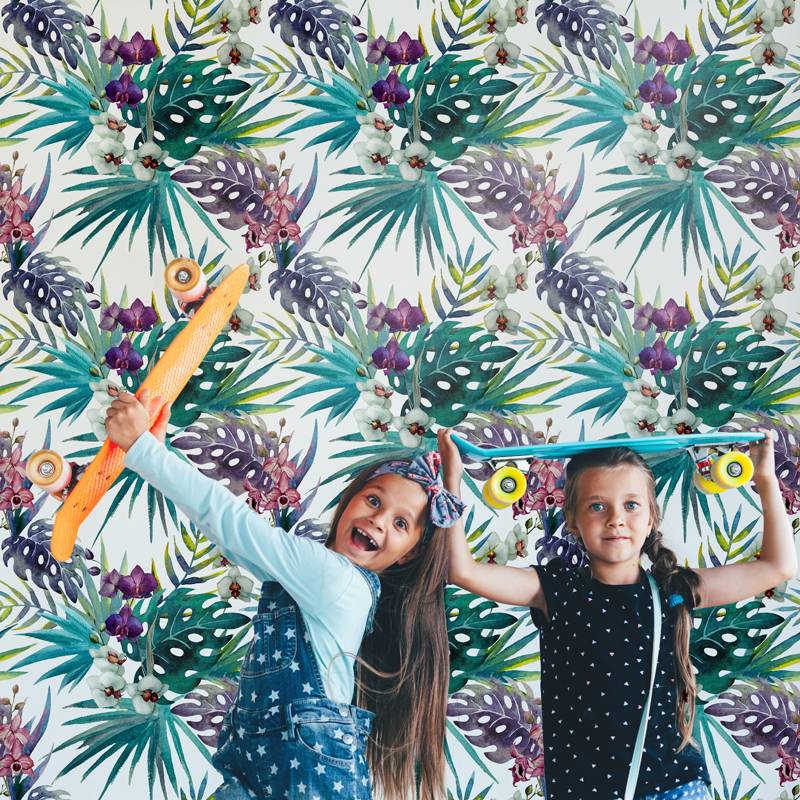 Joy in the green • Contemporary - Kids room - Nature - Wall Murals