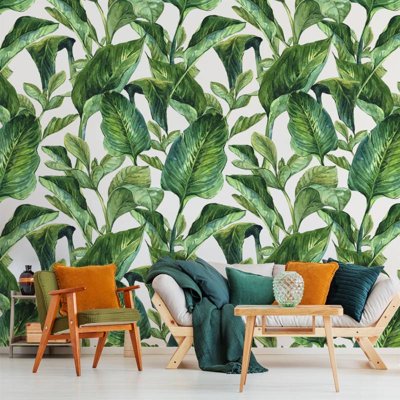 Resting among the leaves • Living room - Contemporary - Nature - Wall Murals