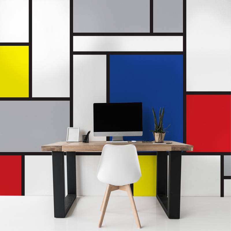 abstract office • Contemporary - Office - Abstraction - Wall Murals -