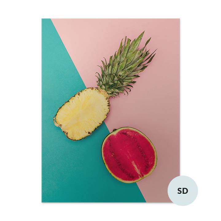Print - Tropical fruits