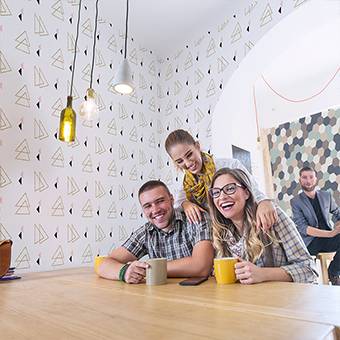 Selbstklebende Tapete - Geometrische Muster