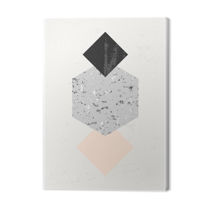 Leinwandbild - Komposition mit Figuren