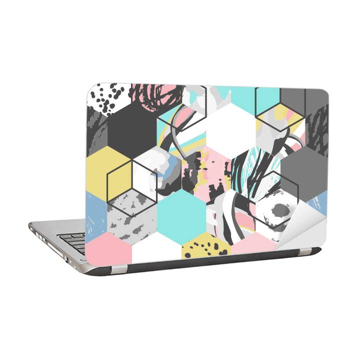 Laptop-Aufkleber - Figuren und Klumpen