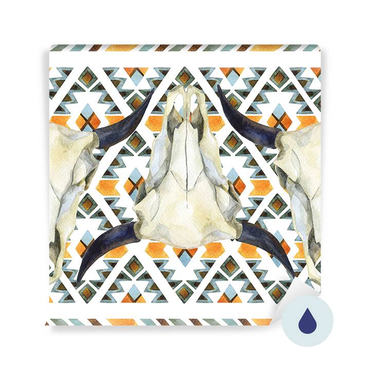 Fototapete - Ethnisches Muster im Boho-Stil