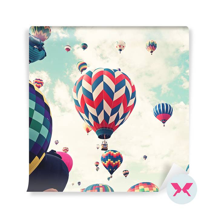Fototapete - Ballons im Flug