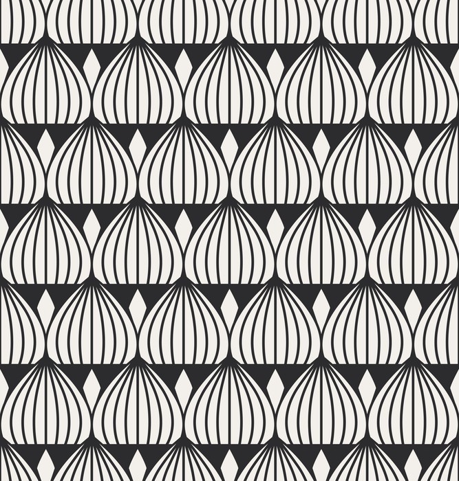 seamless geometric pattern Wall Mural - Vinyl - 