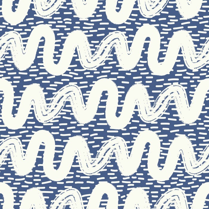 seamless hand drawn pattern Wall Mural - Vinyl - 