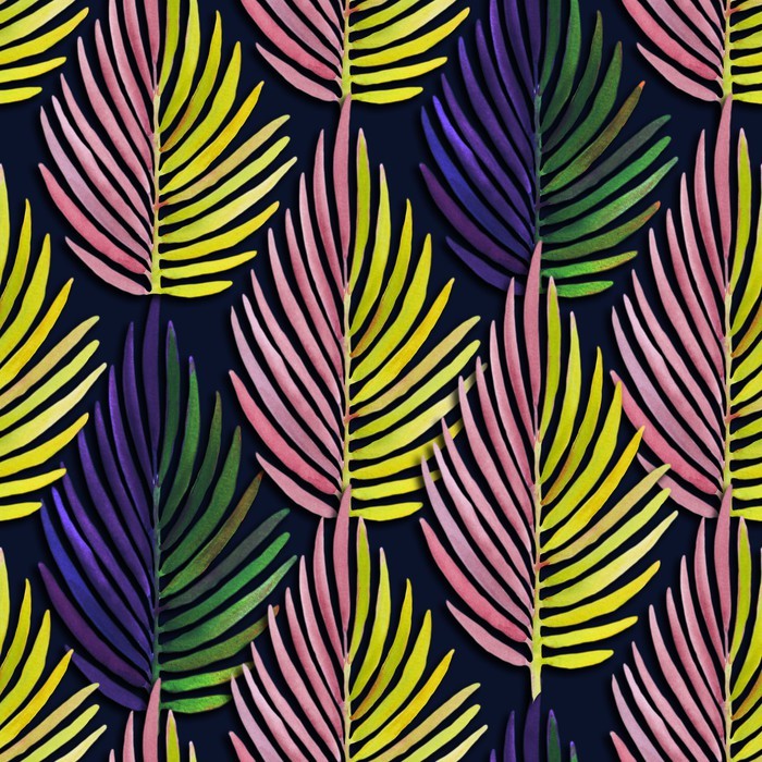 Seamless watercolor pattern Wall Mural - Vinyl -