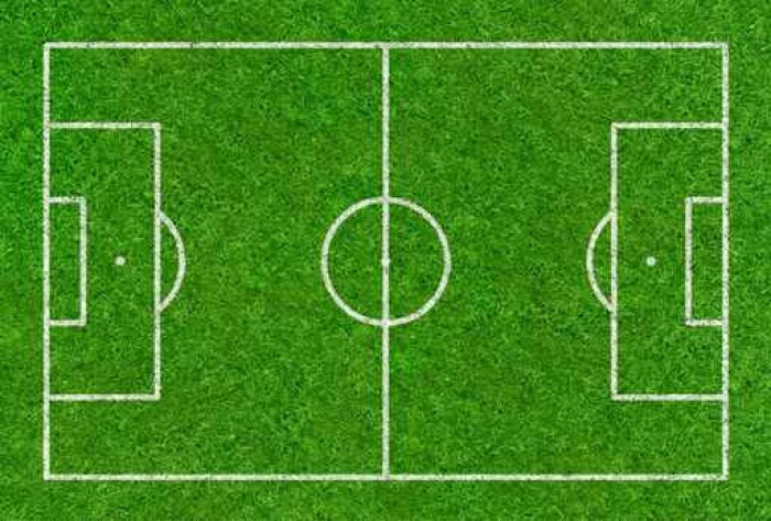 Fotomural Campo de juego de fútbol • Pixers® - Vivimos para cambiar