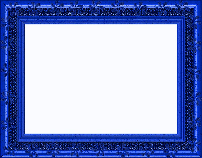 Special Royal Blue Frame Landscape Isolated Copyspace Wall Mural Special Royal Blue Frame Landscape Isolated Copyspace Vinyl Wall Mural S