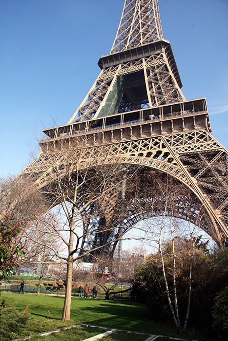Tapis de bain Miniature de la tour Eiffel à Paris 
