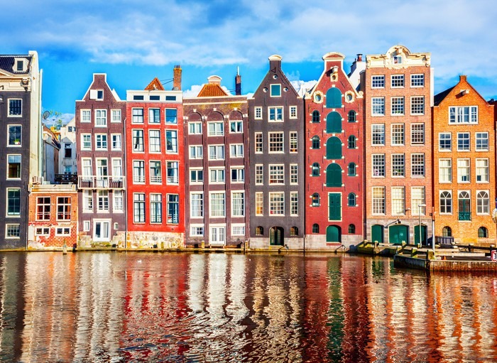 Fototapete Häuser in Amsterdam • Pixers® - Wir leben, um zu verändern