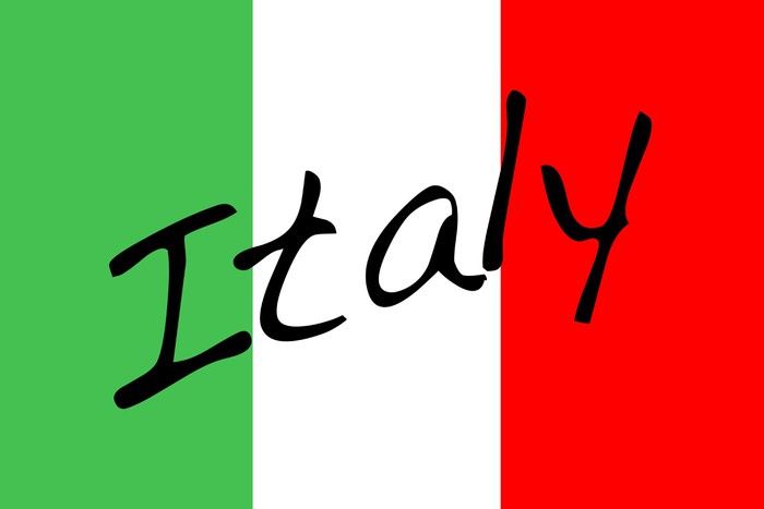 Aufkleber Italien-Flagge • Pixers® - Wir leben, um zu ...