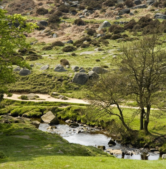 Poster Parc angleterre Derbyshire Peak District National 