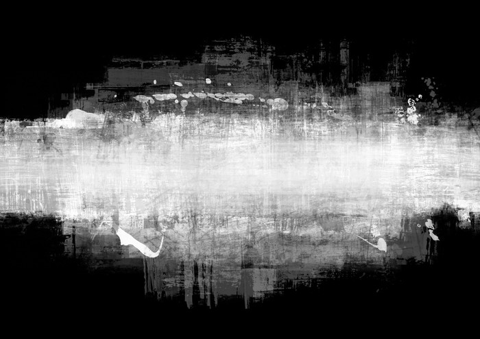 Vinilo Pixerstick Una pintura abstracta splatter marco en blanco y