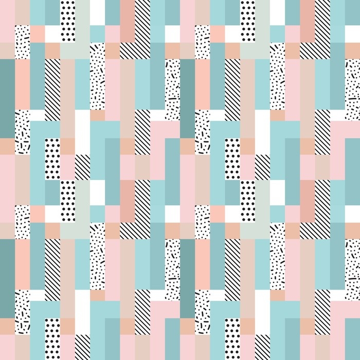 Papier peint vinyle Motif géométrique abstrait - Ressources graphiques