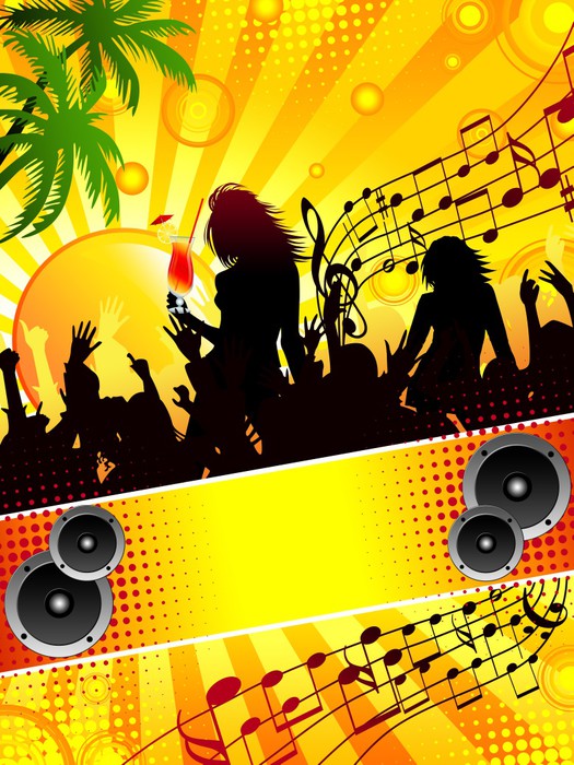 Tropical Party Flyer Poster Pixers We Live To Change