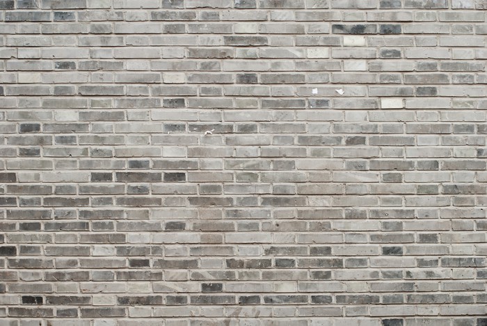Fotomural Textura - "pared de ladrillos grises • Pixers® - Vivimos para