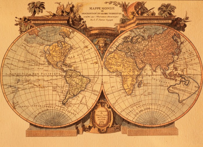 Puzzle Carte Ancienne du Monde Clementoni-34516 4000 ...