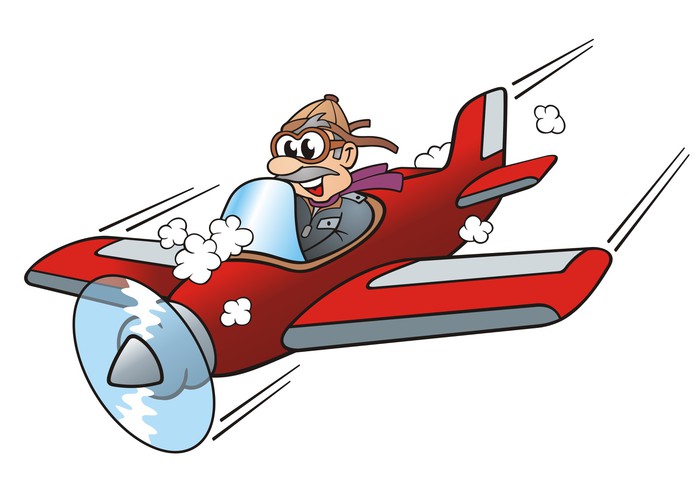 Fototapete Pilot Nose Tauchen mit Flugzeug • Pixers® - Wir leben, um zu